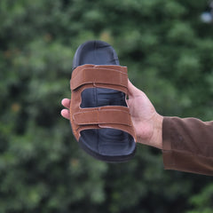 Z 20 - Men’s Dual Strap Comfort Slides - Tan