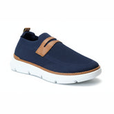 Z 802-Men’s Slip-On Loafer Sneakers – Breathable & Stylish- Blue