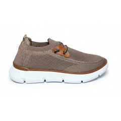 Z 804-Men’s Casual Lace-Up Sneakers – Breathable – Brown