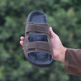 Z 20 - Men’s Dual Strap Comfort Slides - Coffee