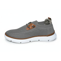 Z 804-Men’s Casual Lace-Up Sneakers – Breathable – Gray