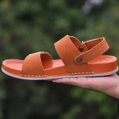 Z 035- Men’s 2-in-1 Convertible Comfort Sandals – Mustard