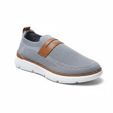 Z 802-Men’s Slip-On Loafer Sneakers – Breathable & Stylish- Gray
