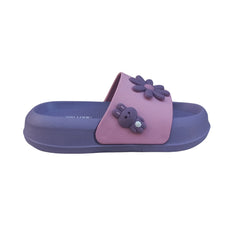 K 010- Kids Fun Cartoon Slides – Pink & Purple