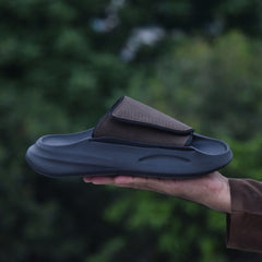 Z 111- Men’s Adjustable Comfort Slides – Matte Brown