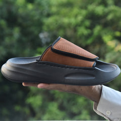 Z 111- Men’s Adjustable Comfort Slides – Matte Tan