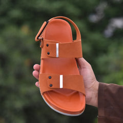 Z 035- Men’s 2-in-1 Convertible Comfort Sandals – Mustard