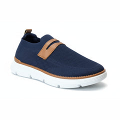 Z 802-Men’s Slip-On Loafer Sneakers – Breathable & Stylish- Blue