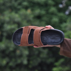 Z 20 - Men’s Dual Strap Comfort Slides - Tan