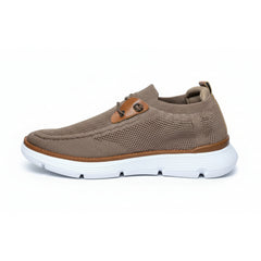 Z 804-Men’s Casual Lace-Up Sneakers – Breathable – Brown
