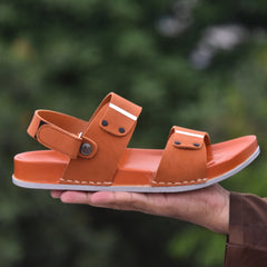 Z 035- Men’s 2-in-1 Convertible Comfort Sandals – Mustard