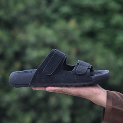 Z 20 - Men’s Dual Strap Comfort Slides - Black