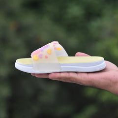 K 001- “GRL PWR” Kids Comfort Slippers – Soft & Fun Summer Slides