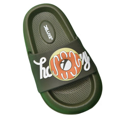 K 30 - Kids' Donut Delight Slides – Green | Happy Day Edition