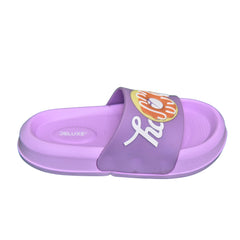 K 30 - Kids' Donut Delight Slides – Purple | Happy Day Edition