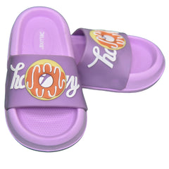 K 30 - Kids' Donut Delight Slides – Purple | Happy Day Edition